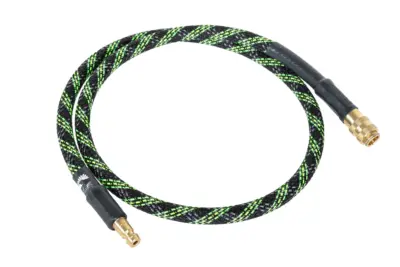 Wąż HPA Mancraft 36" Flex Line QD EU Wide Bore Zielony - obrazek 2
