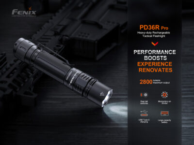 LED Flashlight Fenix PD36R PRO  plus  E03R V2.0 - obrazek 9