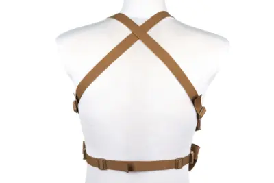 Minimalistyczna kamizelka typu Chest Rig Wosport VE-108 Coyote Brown - obrazek 3