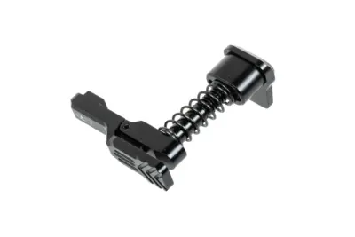 Aluminiowy zwalniacz magazynka Maxx Model Advanced typu A do replik MTW M4 Czarny - obrazek 2