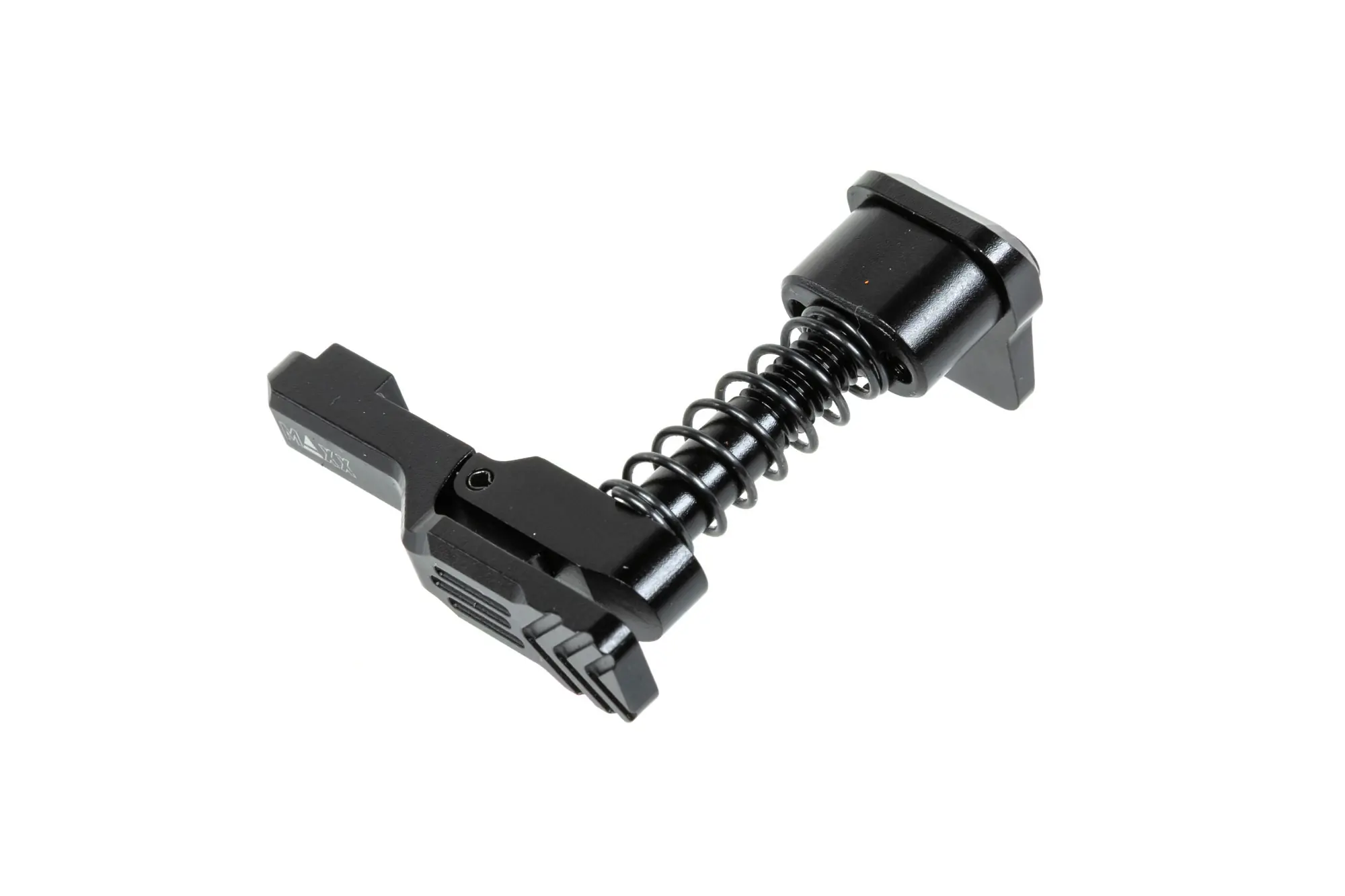Aluminiowy zwalniacz magazynka Maxx Model Advanced typu A do replik MTW M4 Czarny OD-G-MXM-09-047213-00 asgbox.pl Aluminiowy zwalniacz magazynka Maxx Model Advanced typu A do replik MTW M4 Czarny - obrazek 2