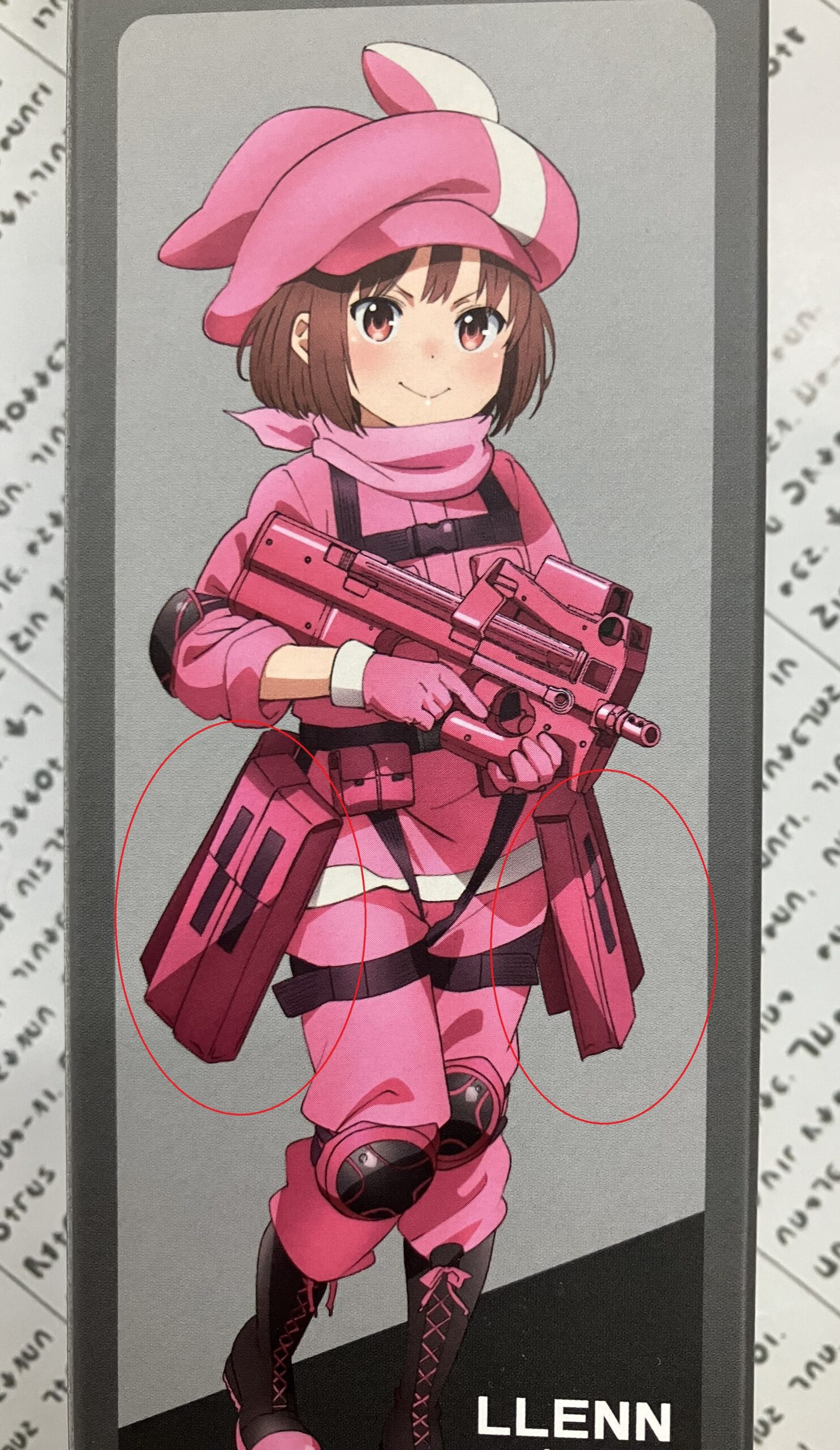 EastA LLENN (Gun Gale Online) P90 MOLLE Triple Magazine Pouch - Pink OD-A-EASTA01 asgbox.pl EastA LLENN (Gun Gale Online) P90 MOLLE Triple Magazine Pouch - Pink - obrazek 5
