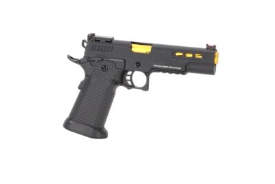 SA Hi-Capa SA-VGP06 VAPOR(TM) GBB Pistol – Black / Gold - obrazek 7