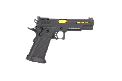 SA Hi-Capa SA-VGP06 VAPOR(TM) GBB Pistol – Black / Gold - obrazek 6