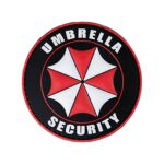 3D PVC UMBRELLA SECURITY Patch - Black / Red