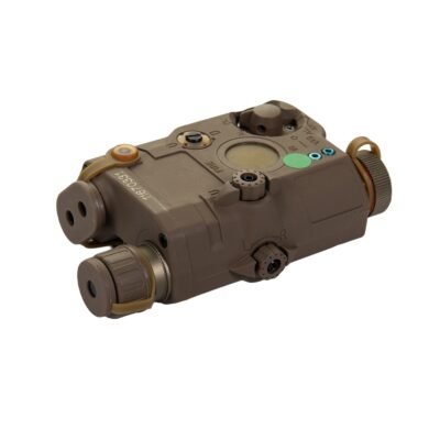 FMA AN/PEQ15 LA-5 IR Upgrade Version (LED / IR Flashlight, Green Laser) - Tan