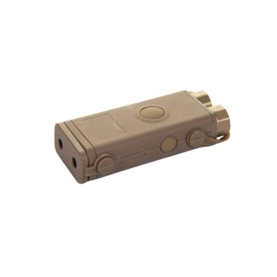 FMA PRO-LAS-PEQ10 Box (Led Flashlight, Red Laser), Nylon - Tan
