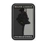3D PVC MAJOR LEAGUE PRIMADONNA Patch - Black / White