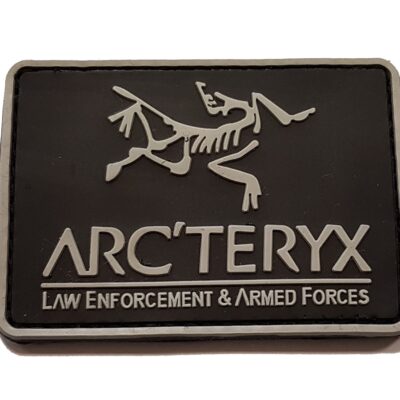 3D PVC ARCTERYX Patch - Black