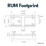 VO RUM(TM) HIGH CANTILEVER Riser RIS Mount - Black - obrazek 9