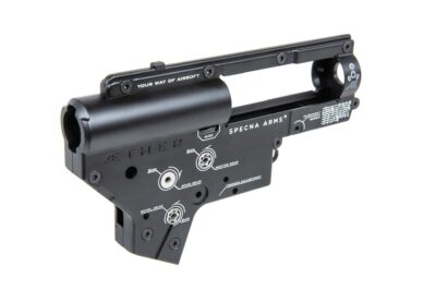 SA Reinforced ÆTHER(TM) V2 Gearbox Shell with Bearings (8 mm) - Black - obrazek 3