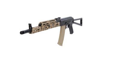 SA x KPYK AK-74S (SA-PJ12 PRIME(TM)) ASTER V3(TM) BLDC(TM) – Black / Tan - obrazek 5