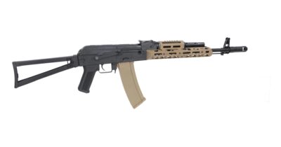 SA x KPYK AK-74S (SA-PJ13 PRIME(TM)) ASTER V3(TM) BLDC(TM) – Black / Tan - obrazek 7