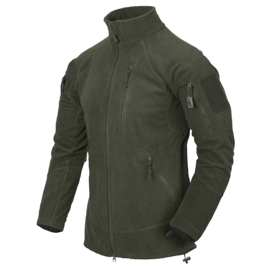 HELIKON ALPHA TACTICAL Functional Fleece Sweatshirt - Green OD-A-BL-ALT-FG-02-B03 asgbox.pl HELIKON ALPHA TACTICAL Functional Fleece Sweatshirt - Green