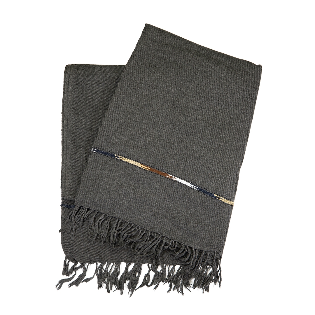 Original Woolen Throw PATOO - Grey OD-A-VYS108-GR asgbox.pl Original Woolen Throw PATOO - Grey