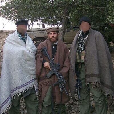 Alternative view of Original Woolen Throw PATOO - Dark Grey