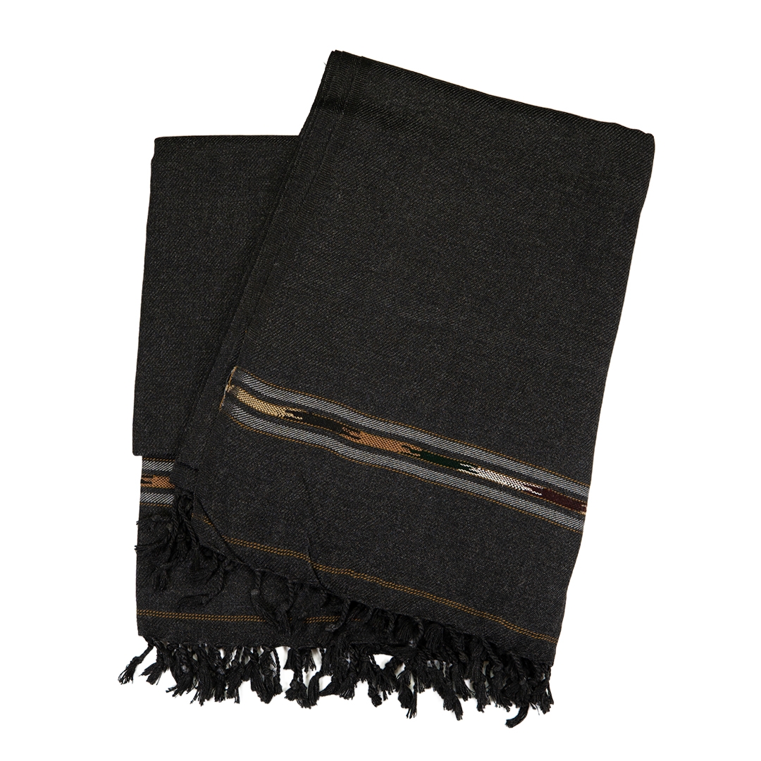 Original Woolen Throw PATOO - Dark Grey OD-A-VYS108-DGR asgbox.pl Original Woolen Throw PATOO - Dark Grey