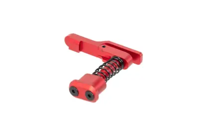 asgbox.pl - Aluminiowy zwalniacz magazynka Maxx Model Advanced typu C do replik MTW M4 Czerwony