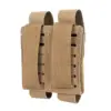 Podwójna ładownica Wosport na magazynki pistoletowe MG-126 Coyote Brown OD-G-WSP-19-046924-00 asgbox.pl