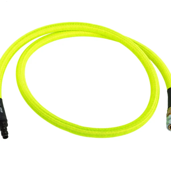 asgbox.pl - Wąż HPA EPeS Mk. IV S&F z oplotem 100 cm Neonowa Zieleń