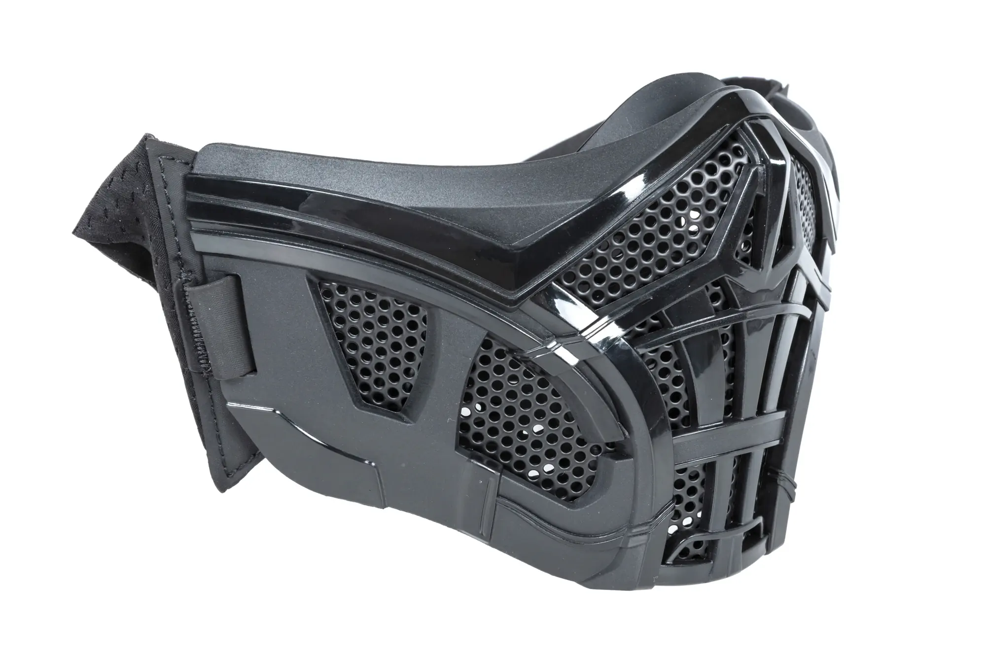 Maska Nuprol Mesh Lower Face Shield V7 Czarna OD-G-WEE-28-046781-00 asgbox.pl Maska Nuprol Mesh Lower Face Shield V7 Czarna - obrazek 2