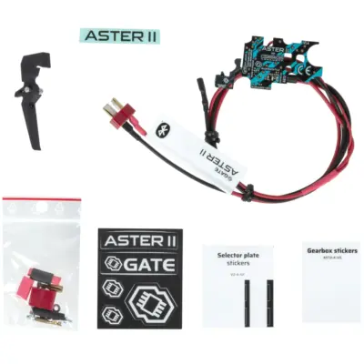 asgbox.pl - Zestaw kontrolera GATE ASTER II Bluetooth® do G&G G2H Gearbox + Regulowany Quantum Trigger 2 [AEG & HPA] [Rear Wired] Expert
