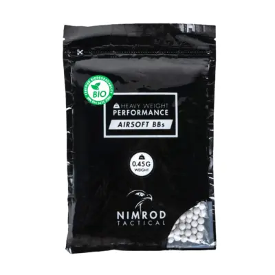 asgbox.pl - Kulki Bio 0.45g Nimrod Tactical Professional Performance 1000 sztuk