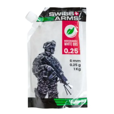 asgbox.pl - Kulki Swiss Arms BIO 0.25g 1 kg Białe