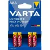 asgbox.pl - Zestaw 4 sztuk baterii LR03 (AAA) Varta Longlife Max Power 1.5V AAA B4