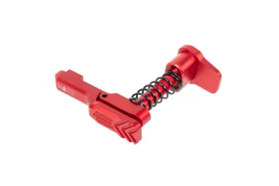 Aluminiowy zwalniacz magazynka Maxx Model Advanced typu A do replik MTW M4 Czerwony - obrazek 2