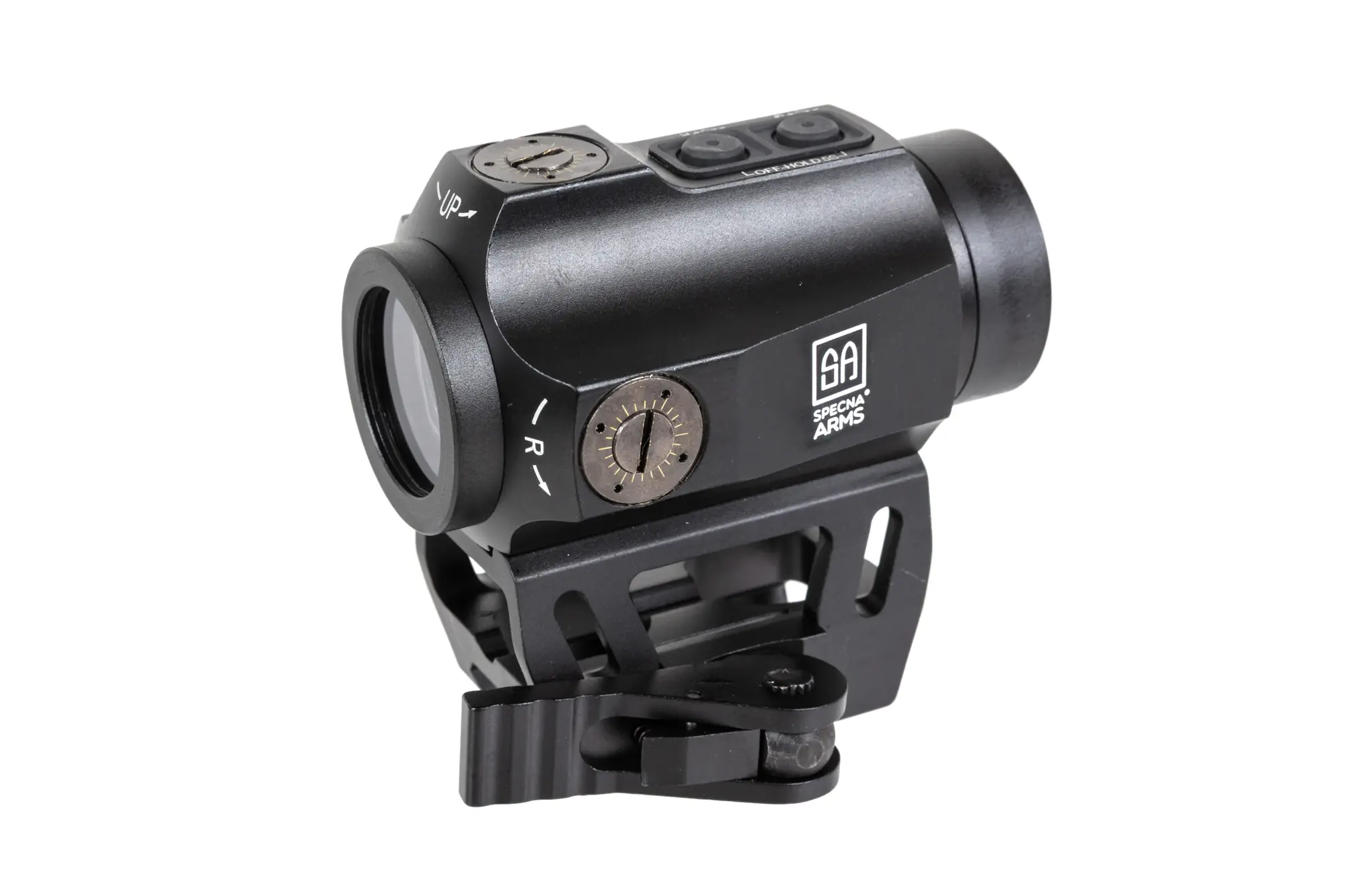 Kolimator Specna Arms CORE™ Strike Red Dot Sight wysoki QD/niski montaż Czarny OD-G-SPE-10-044282-00 asgbox.pl asgbox.pl - Kolimator Specna Arms CORE™ Strike wysoki QD/niski montaż Czarny