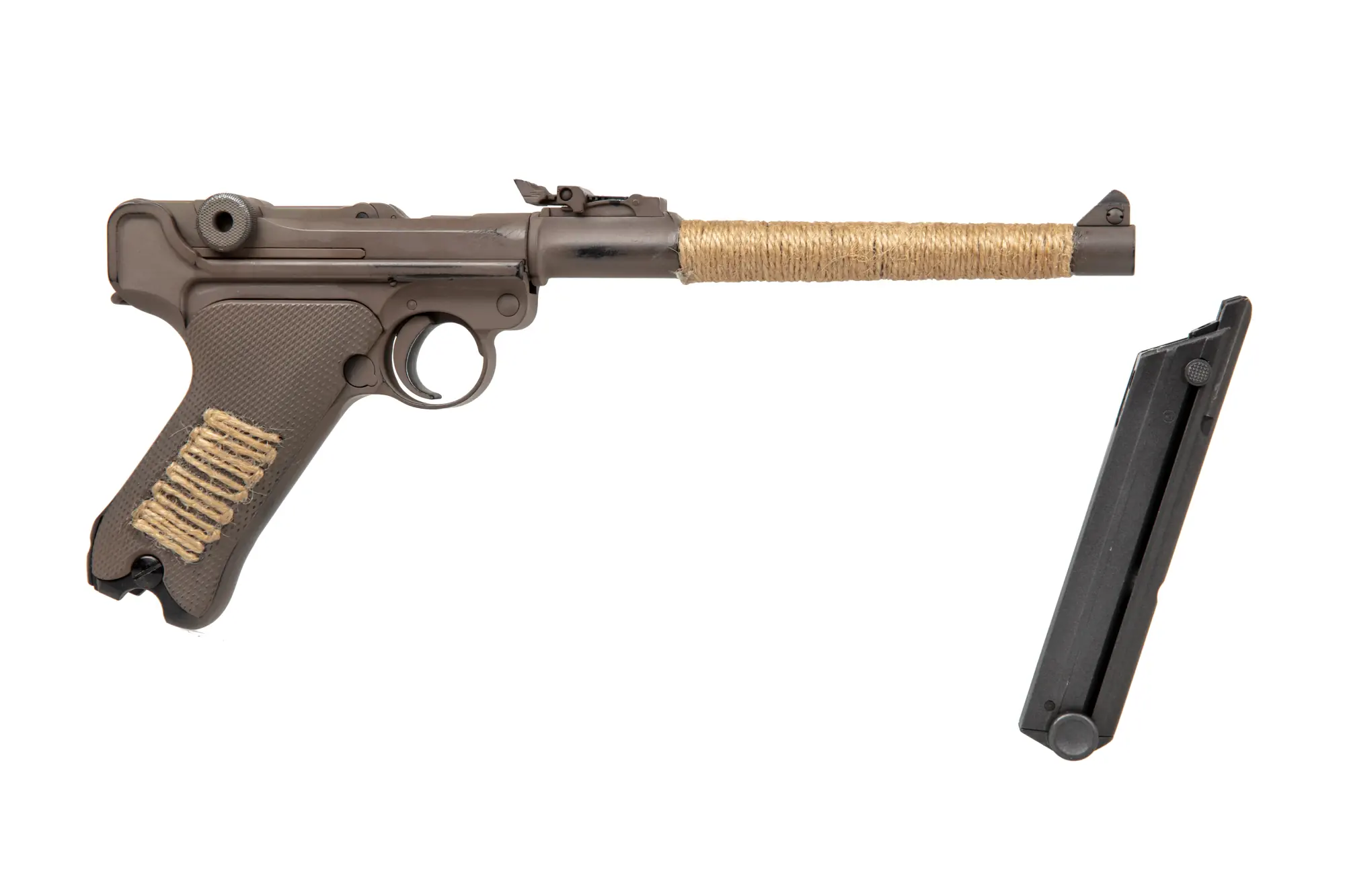 Replika gazowa pistoletu Pistol 08 L Parabellum - Corpo Wars (Bezimienni) OD-G-GCD-02-038529-00 asgbox.pl Replika gazowa pistoletu Pistol 08 L Parabellum - Corpo Wars (Bezimienni) - obrazek 4