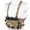 Minimalistyczna kamizelka typu Chest Rig Wosport VE-108 MC OD-G-WSP-18-047496-00 asgbox.pl