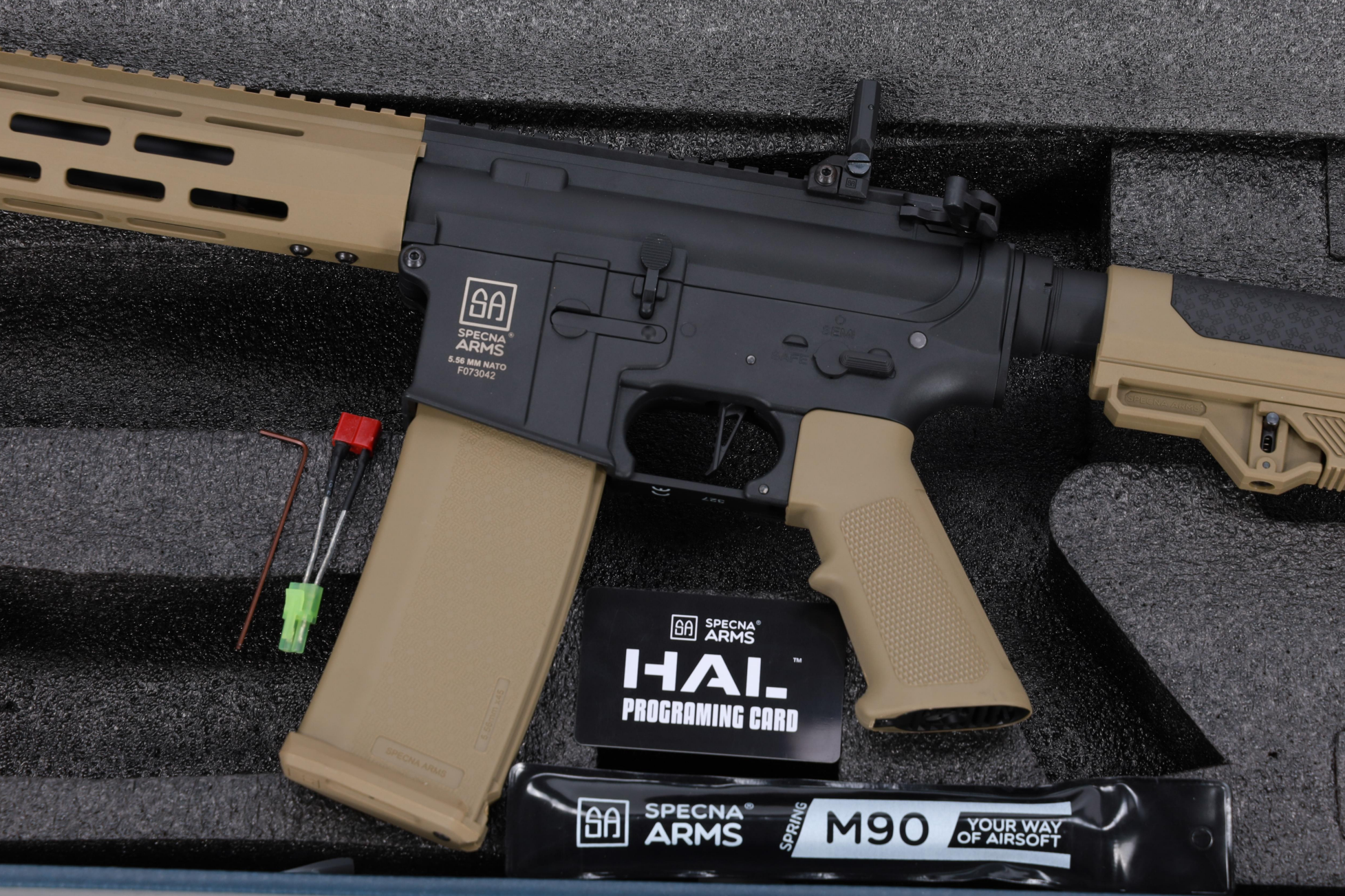Karabinek ASG Specna Arms SA-F03 FLEX™ Light Ops Stock HAL ETU Gen.2 Half-Tan OD-G-SPE-01-048383-00 asgbox.pl Karabinek ASG Specna Arms SA-F03 FLEX™ Light Ops Stock HAL ETU Gen.2 Half-Tan - obrazek 5