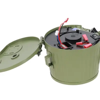 asgbox.pl - Magazynek bębnowy 1700 kulek G&G do replik GMG42 Zielony