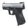 Pistolet ASG Cybergun x Springfield XDM 3.8" Compact Czarno-srebrny OD-G-CYB-02-046867-00 asgbox.pl