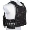 Kamizelka taktyczna typu Plate Carrier Wosport VE-75 MC Black OD-G-WSP-18-048077-00 asgbox.pl