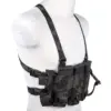 Minimalistyczna kamizelka typu Chest Rig Wosport VE-108 MC Black OD-G-WSP-18-047497-00 asgbox.pl