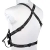 Minimalistyczna kamizelka typu Chest Rig Wosport VE-108 MC Black OD-G-WSP-18-047497-00 asgbox.pl