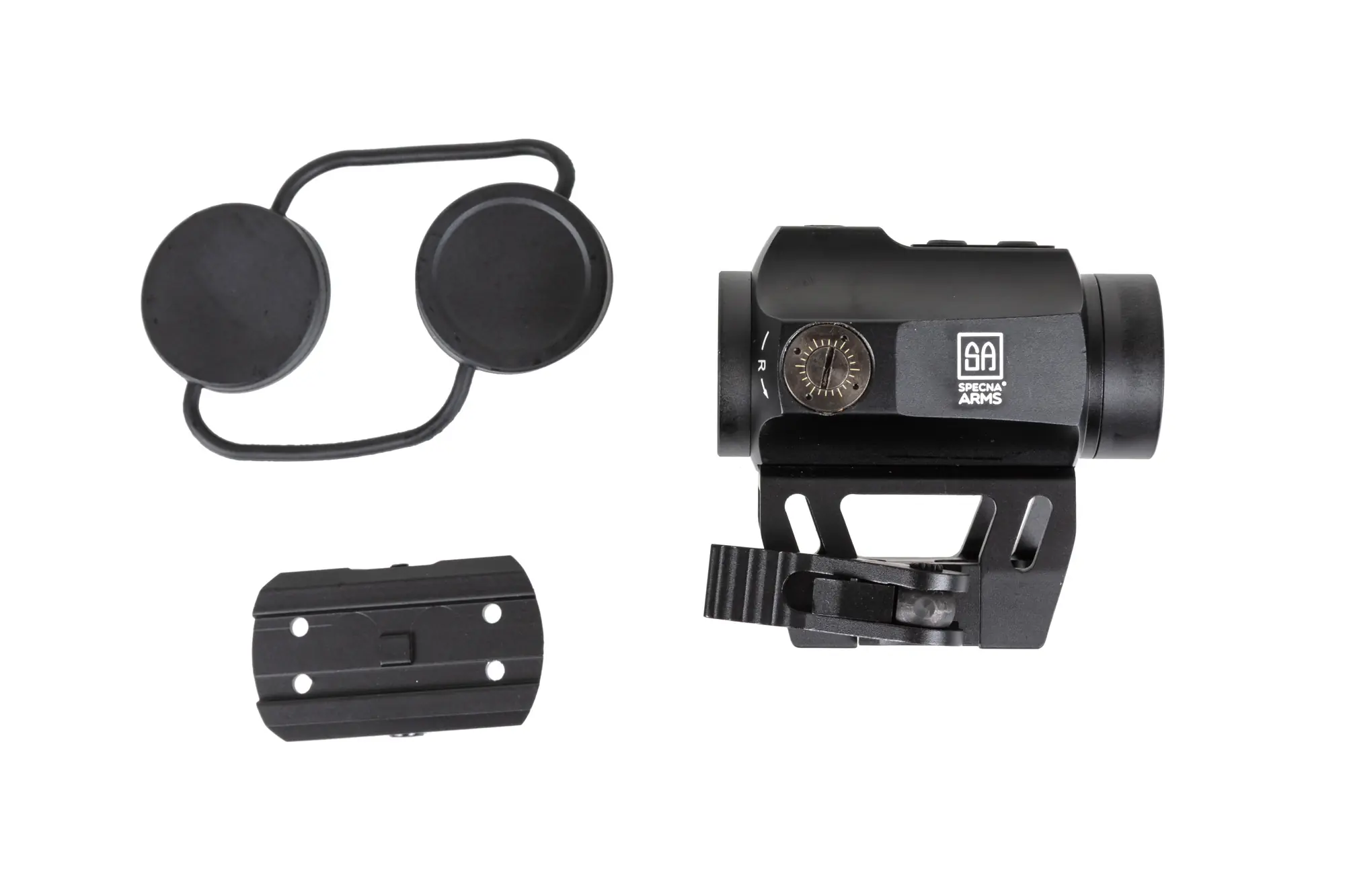 Kolimator Specna Arms CORE™ Strike Red Dot Sight wysoki QD/niski montaż Czarny OD-G-SPE-10-044282-00 asgbox.pl Kolimator Specna Arms CORE™ Strike Red Dot Sight wysoki QD/niski montaż Czarny - obrazek 3