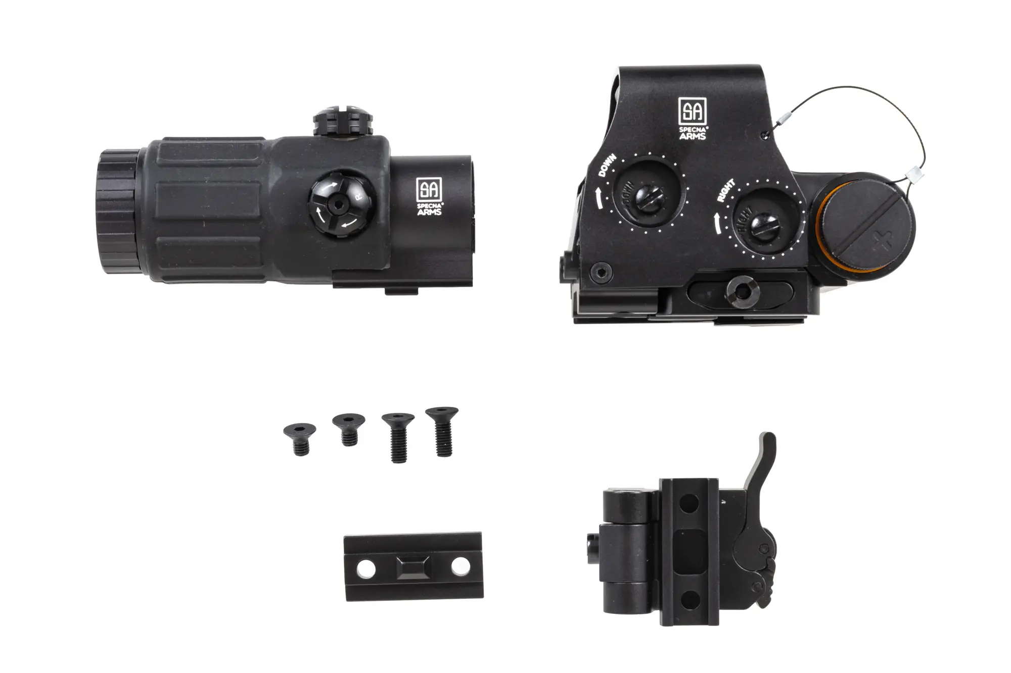 Zestaw Specna Arms CORE™ luneta magnifier QD + kolimator Holo V2 Red Dot Sight OD-G-SPE-10-043855-00 asgbox.pl Zestaw Specna Arms CORE™ luneta magnifier QD + kolimator Holo V2 Red Dot Sight - obrazek 4