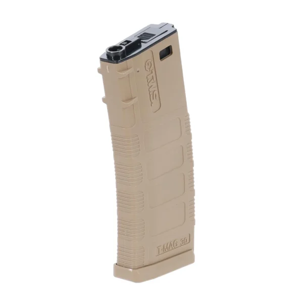 asgbox.pl - Magazynek Hi-cap 370 kulek King Arms do replik typu M4/M16 Flat Dark Earth