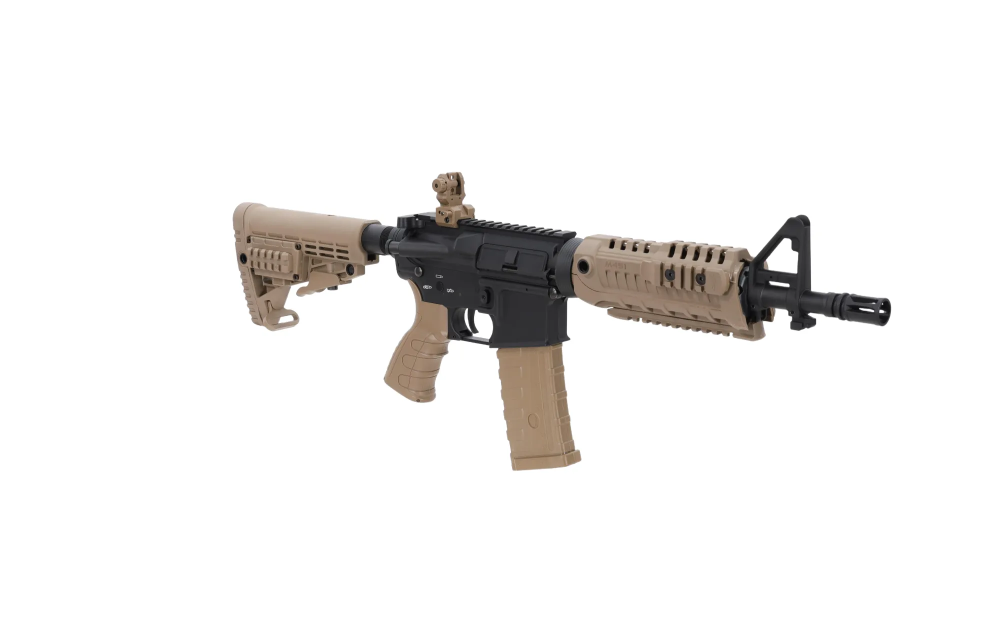 Karabinek ASG CAA M4 CQB Advance Series Flat Dark Earth OD-G-KIA-01-047559-00 asgbox.pl Karabinek ASG CAA M4 CQB Advance Series Flat Dark Earth - obrazek 2