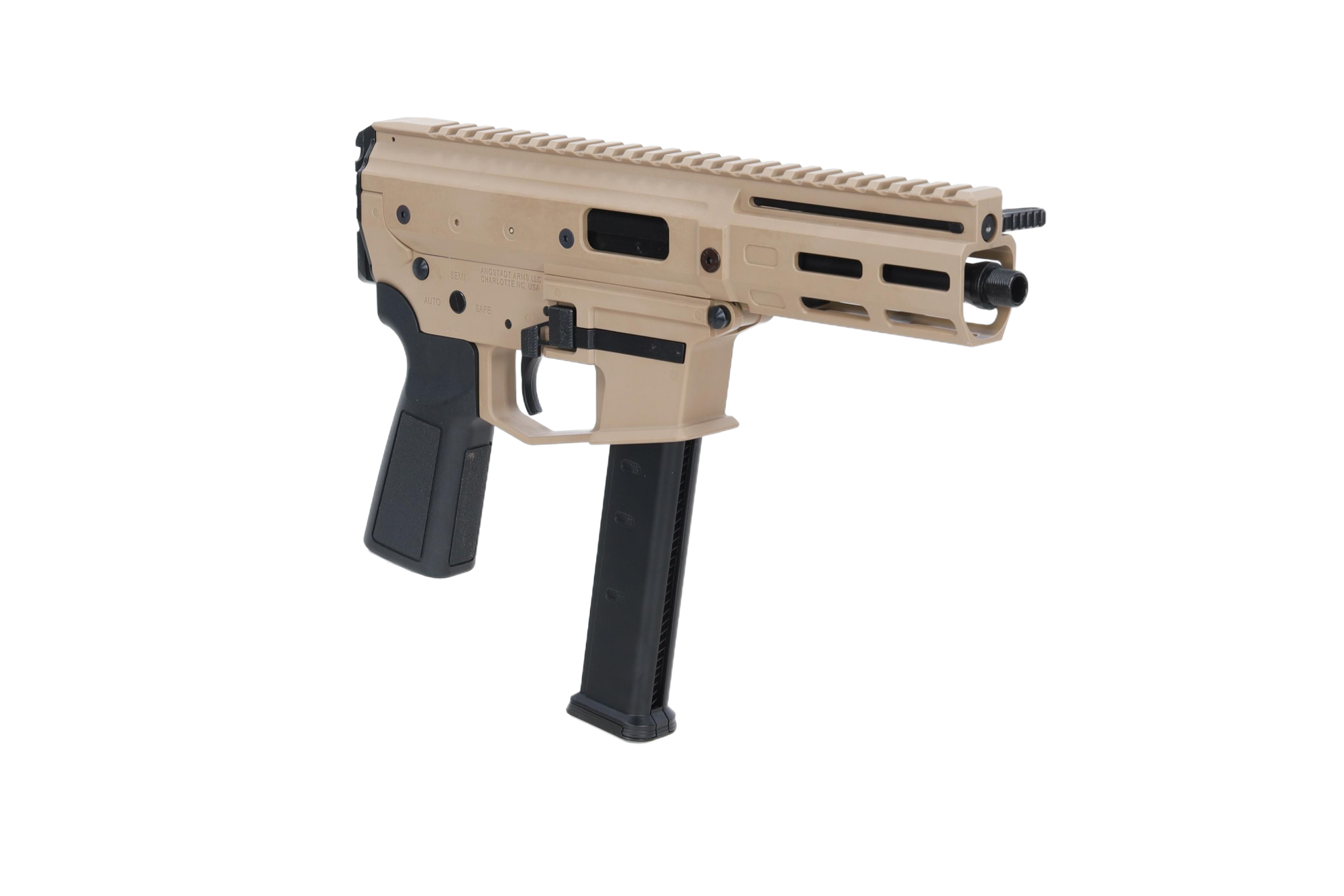 Pistolet maszynowy ASG Lambda Defence x Angstadt Arms MDP-9 Tan OD-G-LAM-02-047881-00 asgbox.pl Pistolet maszynowy ASG Lambda Defence x Angstadt Arms MDP-9 Tan - obrazek 2