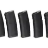 Zestaw 5 magazynków mid-cap 140 kulek King Arms do replik typu M4/M16 Czarny OD-G-KIA-05-047854-00 asgbox.pl