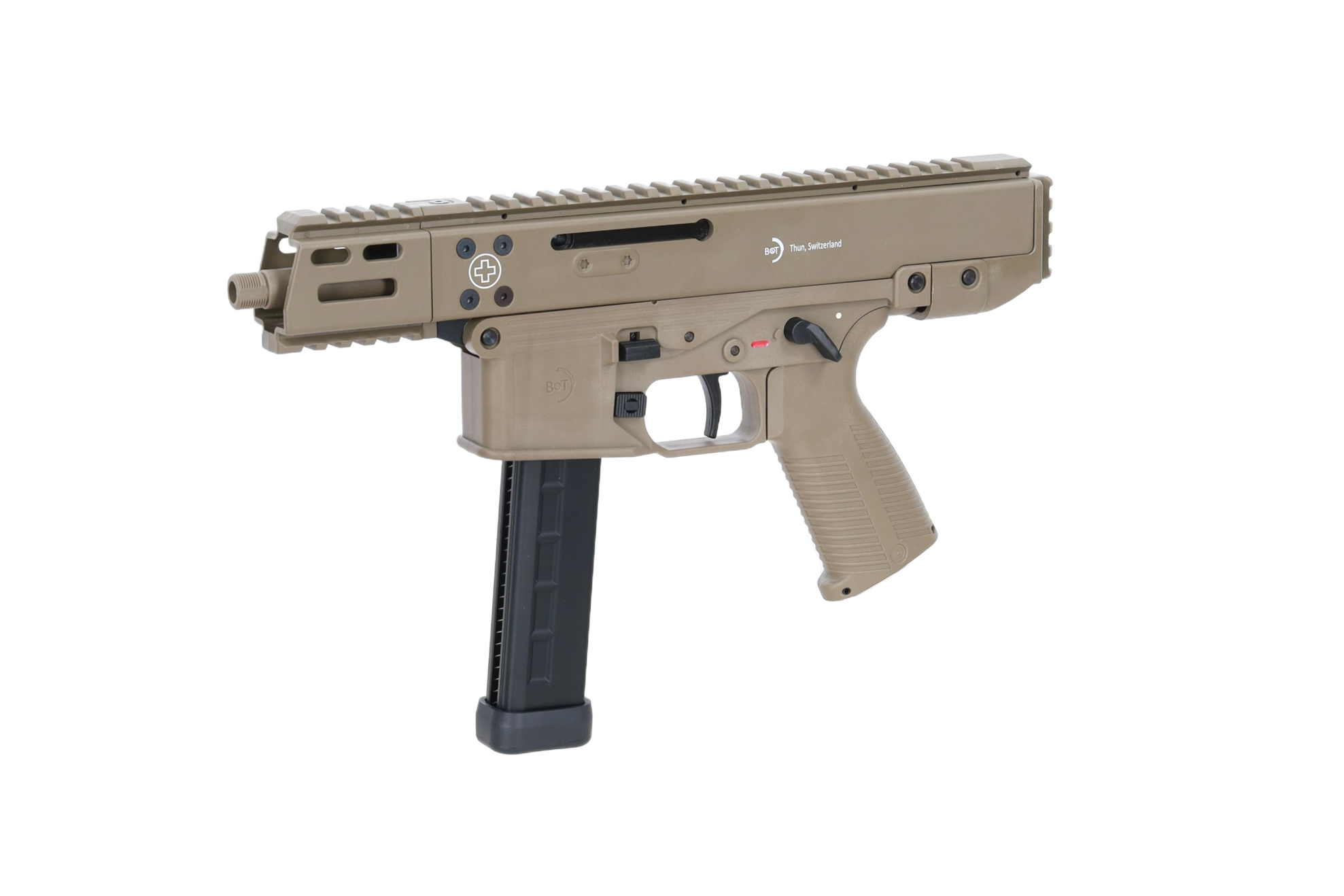 Pistolet maszynowy ASG Lambda Defence x B&T GHM9 Gen.2 Tan OD-G-LAM-02-047878-00 asgbox.pl Pistolet maszynowy ASG Lambda Defence x B&T GHM9 Gen.2 Tan - obrazek 2