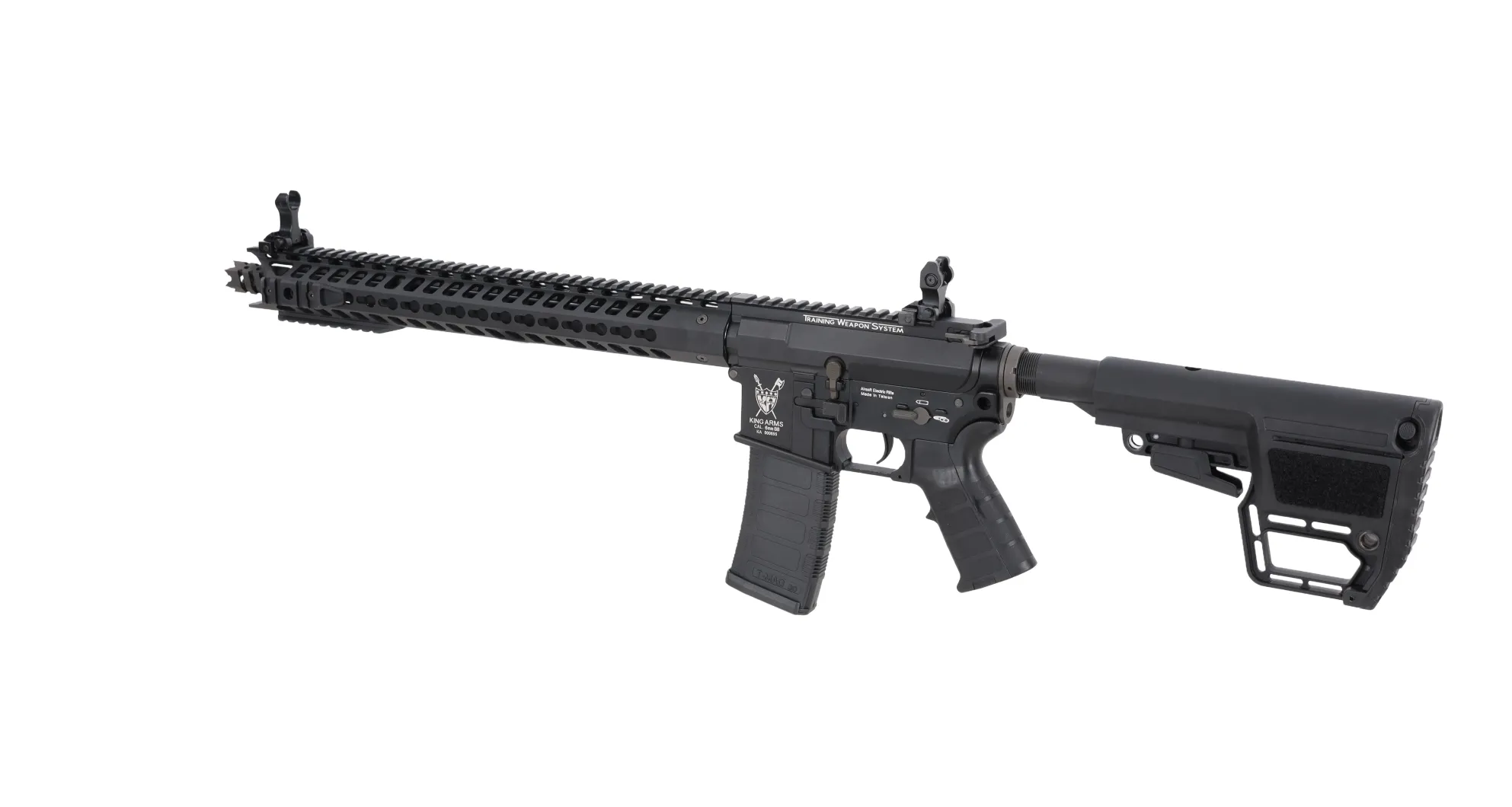 Karabin ASG King Arms M4 TWS KeyMod Dinosaur Czarny OD-G-KIA-01-047547-00 asgbox.pl Karabin ASG King Arms M4 TWS KeyMod Dinosaur Czarny - obrazek 4