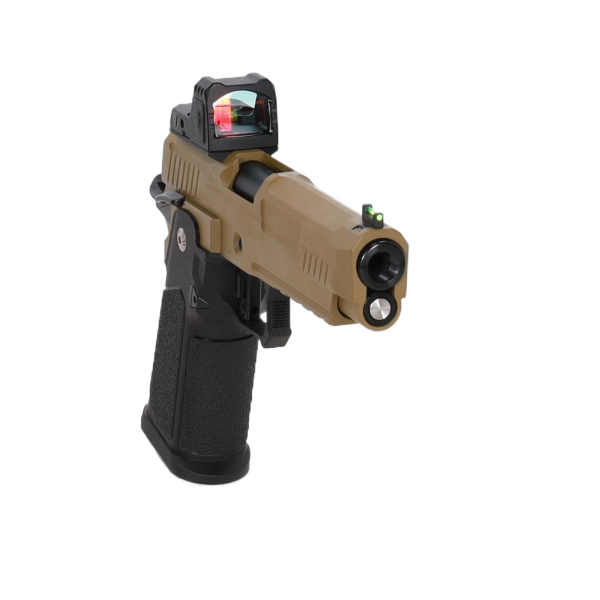 asgbox.pl - Arcturus Hi-Capa Vanguard 5" Pistolet GBB (Optics Ready/Kolimator ARS-1) - Half-Tan