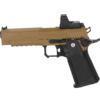 Pistolet ASG Arcturus Vanguard 5" Hi-Capa GBB Optics Ready z kolimatorem ARS-1 Half-Tan OD-G-ACR-02-048150-00 asgbox.pl