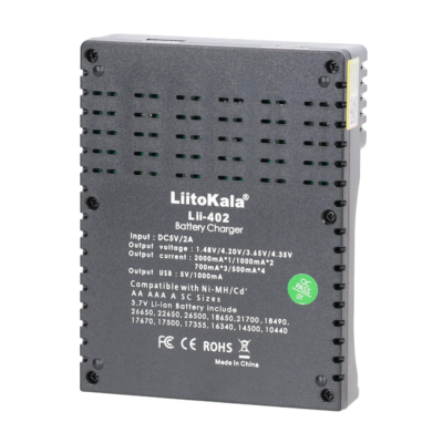 Alternative view of Uniwersalna ładowarka LiitoKala Lii-402